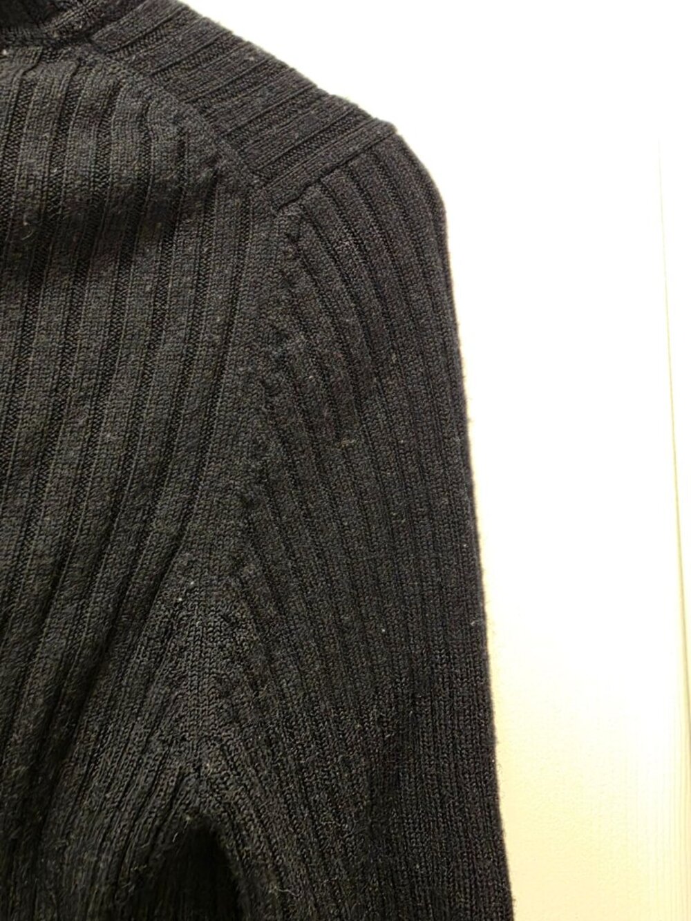 Muji Wool Ribbed Turtleneck - Picture 2 of 7